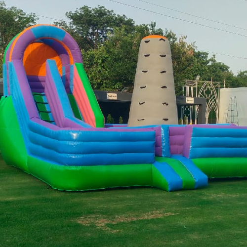 Big Multiple bouncy 3 in 1 on rent (Delhi, Gurugram, Udaipur)