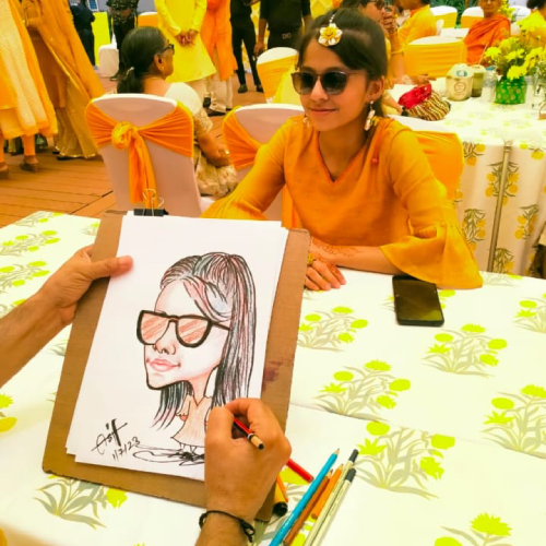 Caricature on rent (Delhi, Gurugram, Udaipur)