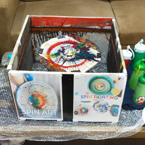 Spin art on rent (Delhi, Gurugram, Udaipur)