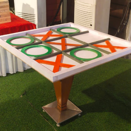 Tic tac toe wooden game on rent (Delhi, Gurugram, Udaipur)