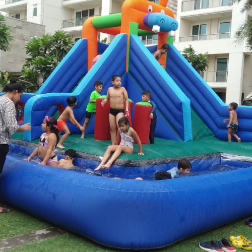Water bouncy on rent (Delhi, Gurugram, Udaipur)
